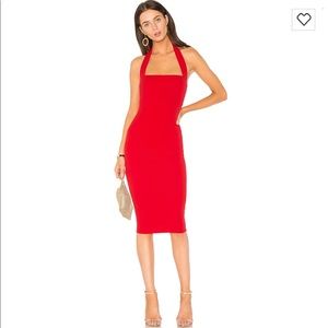 Midi Dress in Red. Worn once